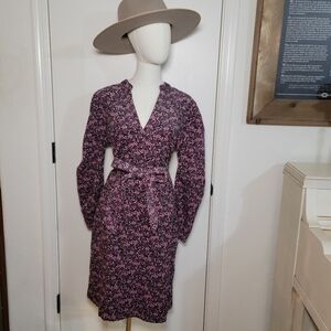 Boden Esmeralda Tie Waist Dress Enchanting Forest Spring Dress Size 12L